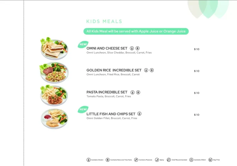 GREEN COMMON MENU